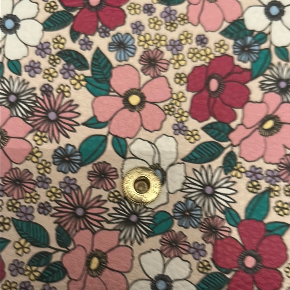Juicy Couture Pink and Cream Crossbody Bag with Floral Design - Picture 5 of 9